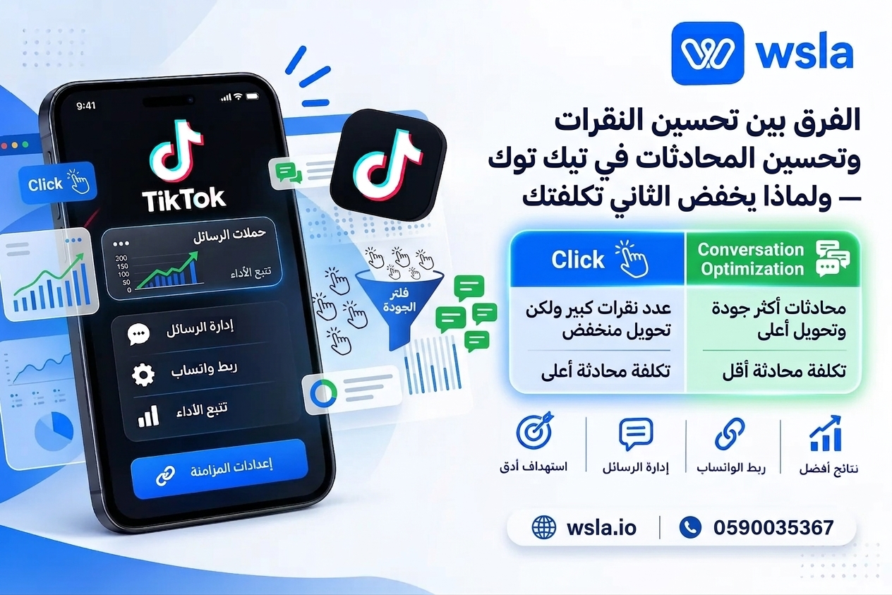 تحسين المحادثات في إعلانات تيك توك