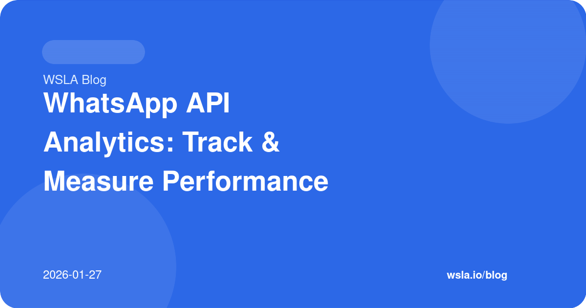 WhatsApp API Analytics: Track & Measure Performance