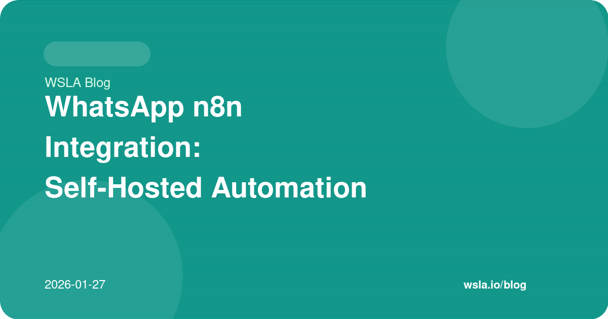 WhatsApp n8n Integration: Self-Hosted Automation