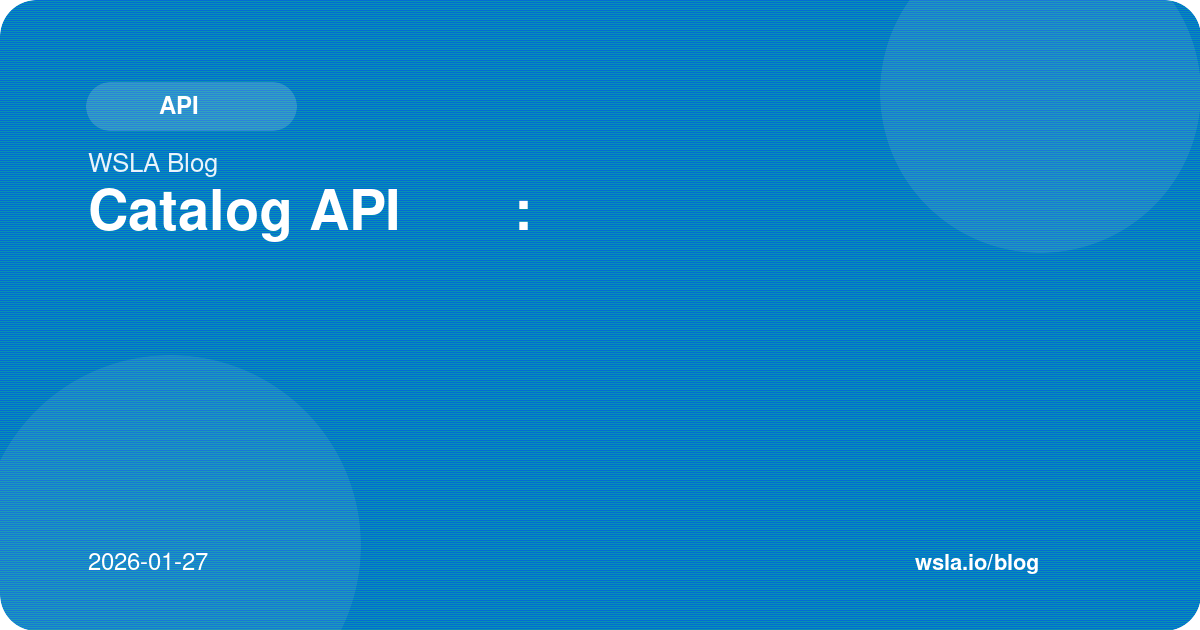 Catalog API واتساب: عرض منتجاتك باحترافية