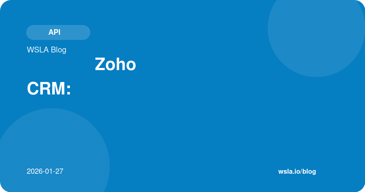ربط واتساب مع Zoho CRM: إدارة علاقات العملاء